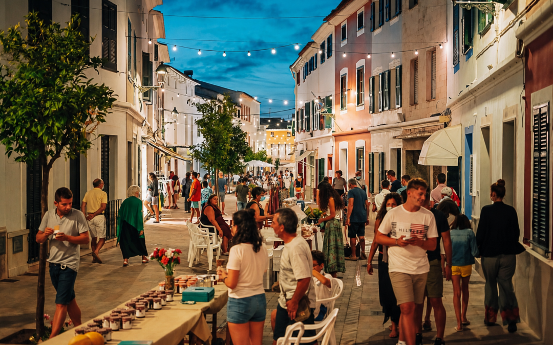 The night “markets” of Menorca and its artisanal-agri-food markets