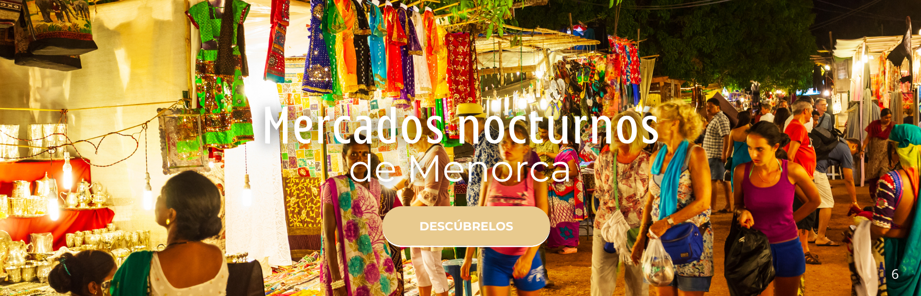 Mercado nocturno Menorca